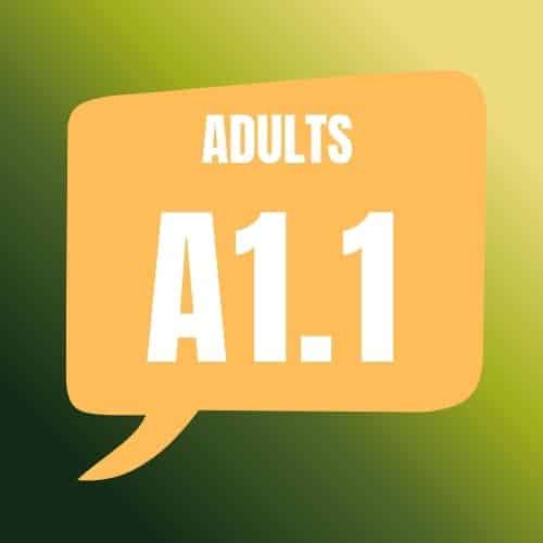 A1.1 - English for Adults