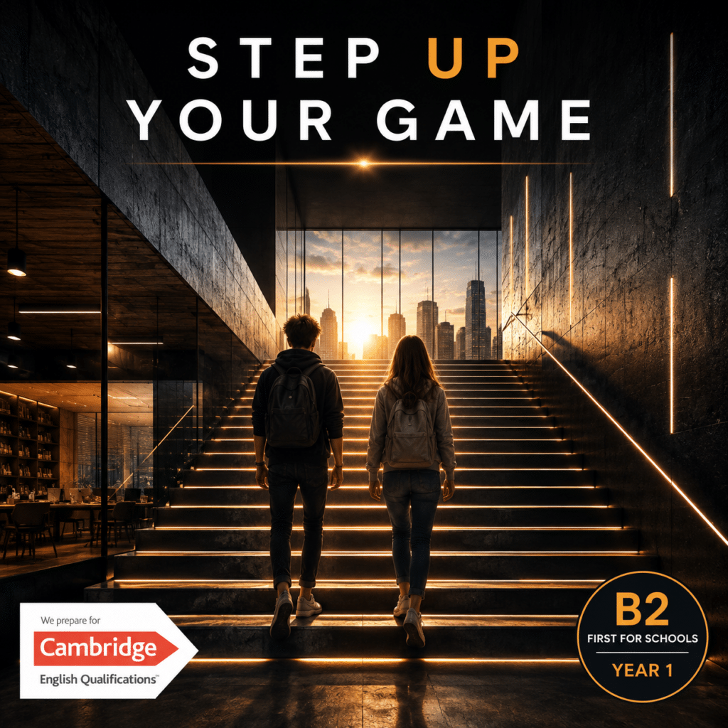 B2 English course for teenagers in Sabadell – Step Up Your Game