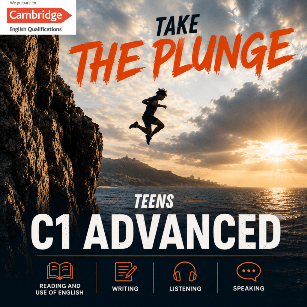 Curso Cambridge C1 Advanced para adolescentes en Barcelona – Take the Plunge
