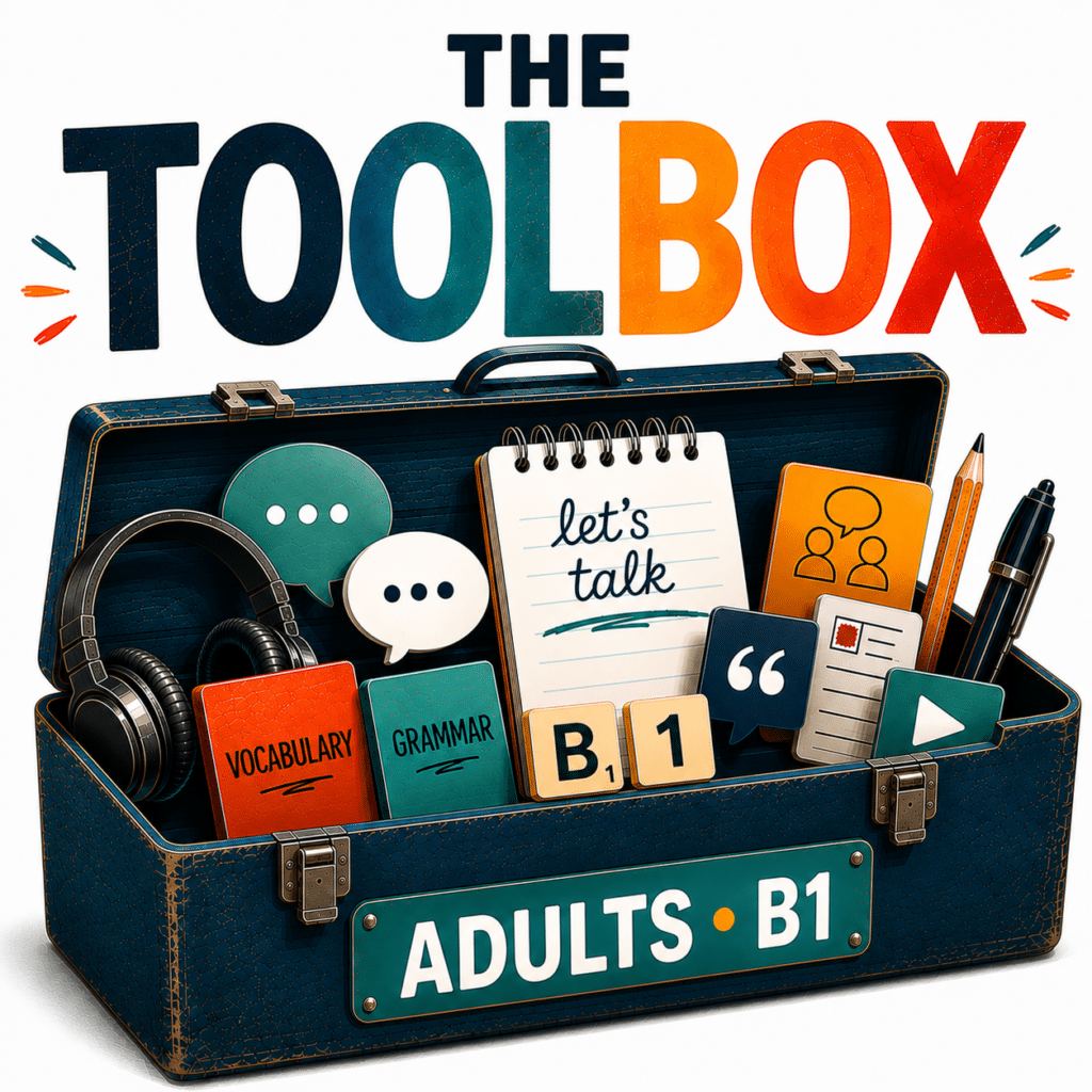 The Toolbox – B1 English course for adults in Sabadell