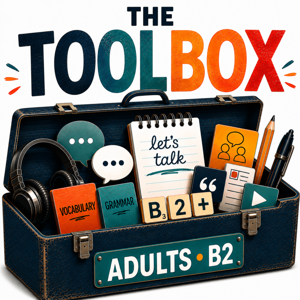 The Toolbox – B2 English course for adults in Sabadell