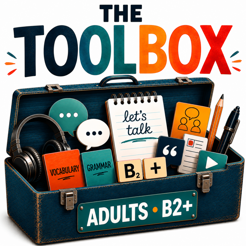 The Toolbox – B2+ English course for adults in Sabadell